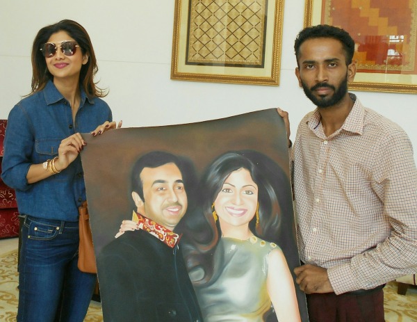 Painting of Shilpa Shetty