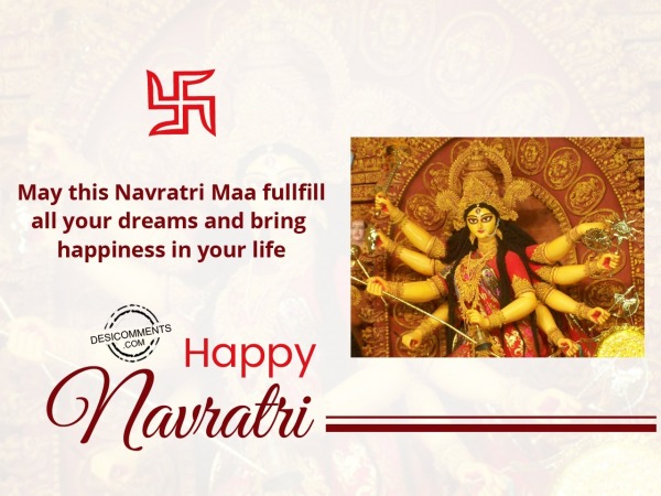 May this Navratri fullfill your dream