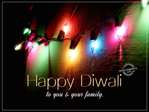 Happy Diwali To You and Your Family….