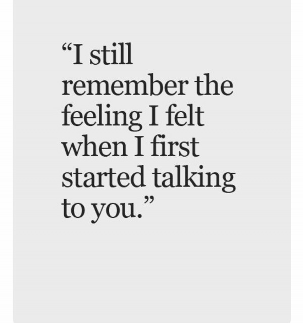 I Still Remember The Feeling