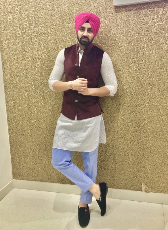 Simarjeet Nagra in Traditional Outfit