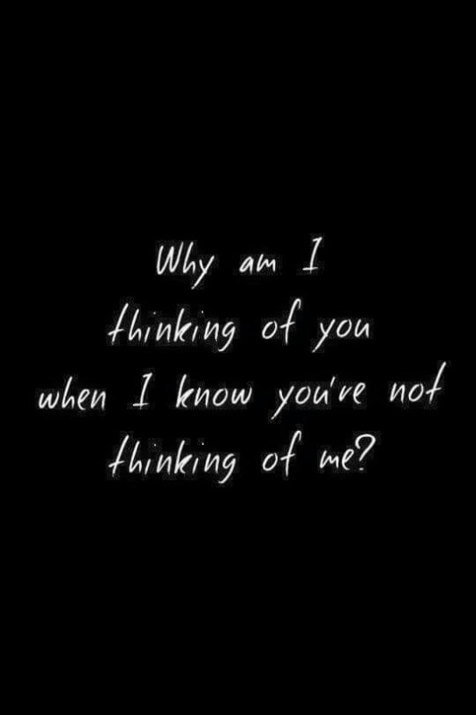 Why I Am Thinking Of You