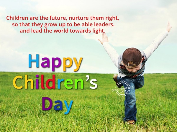 Children are the future, Happy Children’s Day