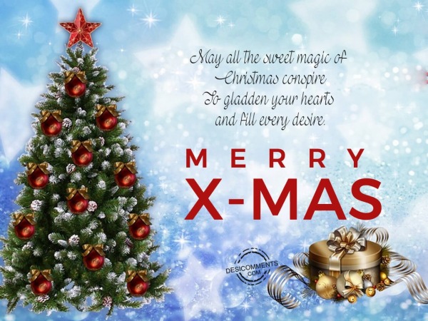 May all the sweet magic of christmas, Merry Christmas