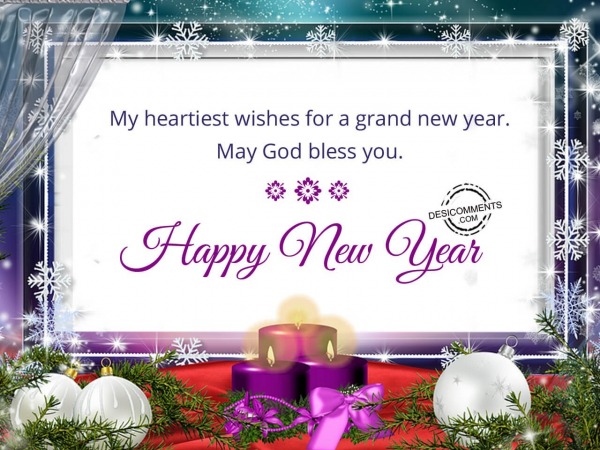 My heartiest wishes for a grand new year, Happy New Year