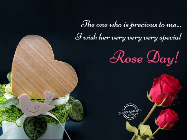 The one who is precious to me, Happy Rose Day
