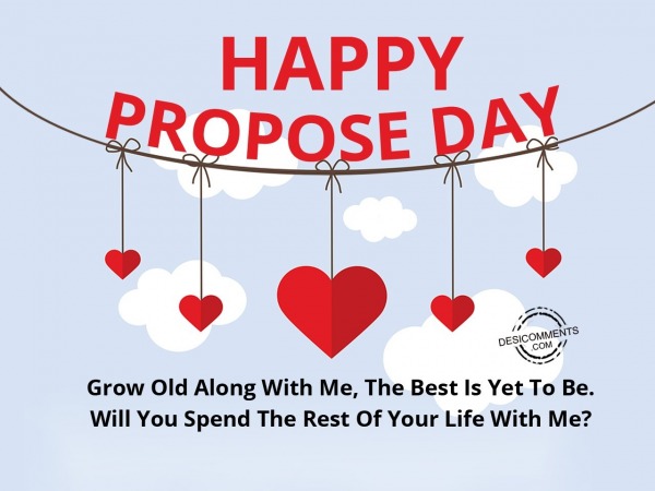 Grow Along With Me, Happy Propose Day