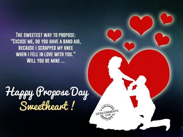 The Sweetest way to Propose, Happy Propose Day