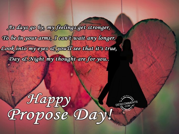 As days go, Happy Propose Day