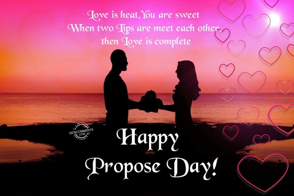 Love is heat, Happy Propose Day