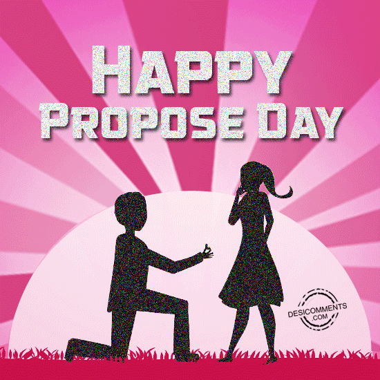 Happy Propose Day With Couple