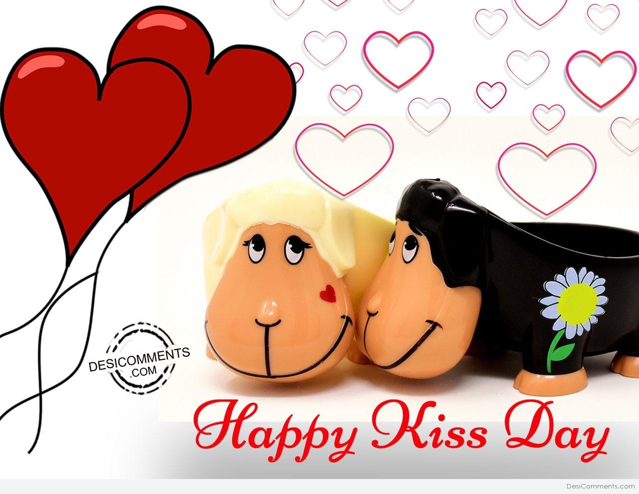 Very happy kiss day - DesiComments.com