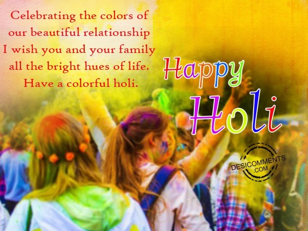 Celebrating tha colour of, Happy Holi