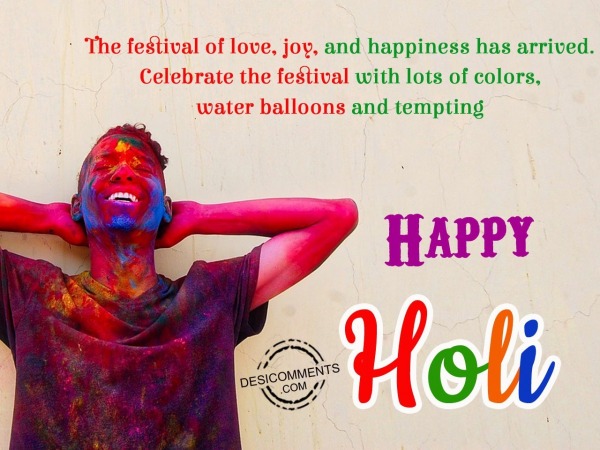 The festival of love, Happy Holi