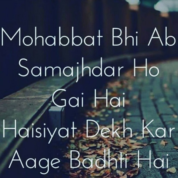 Mohabbat Bhi Ab Samajhdar Ho Gai Hai