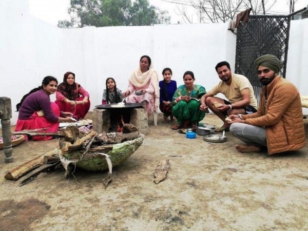 Punjabi Family During Lunch