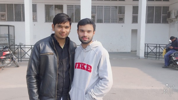Deshraj Kumar With His Friend