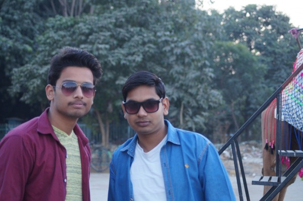 Deshraj Kumar With His Friend