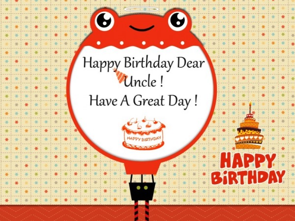 Happy Birthday Dear Uncle