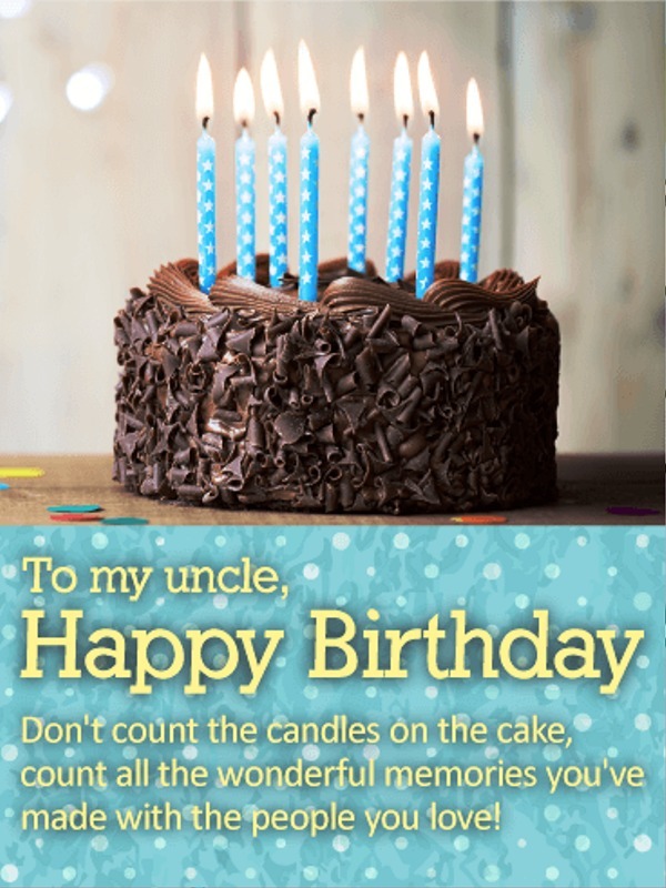 To My Uncle Happy Birthday