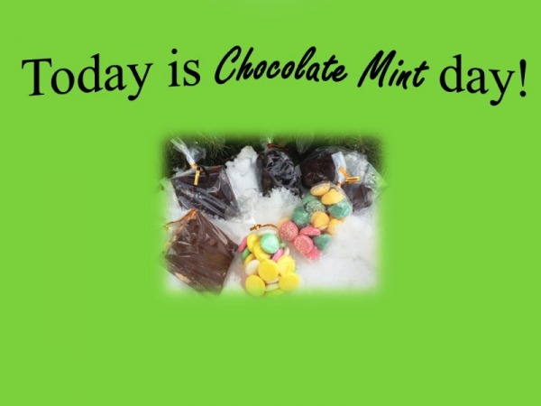 Today Is Chocolate Mint Day