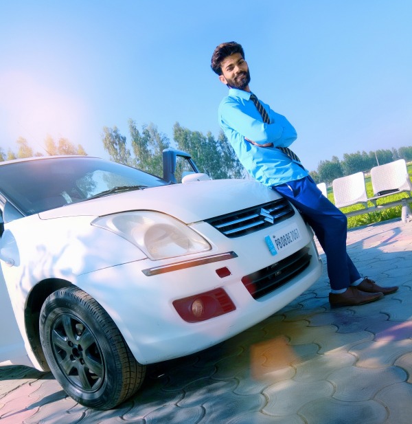 Meet Guru Posing With Car