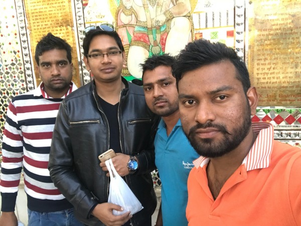 Deshraj Kumar With His Friends