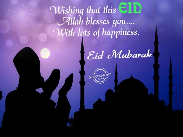 Wishing that this EID – Eid Mubarak