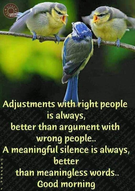 Adjustments With Right People