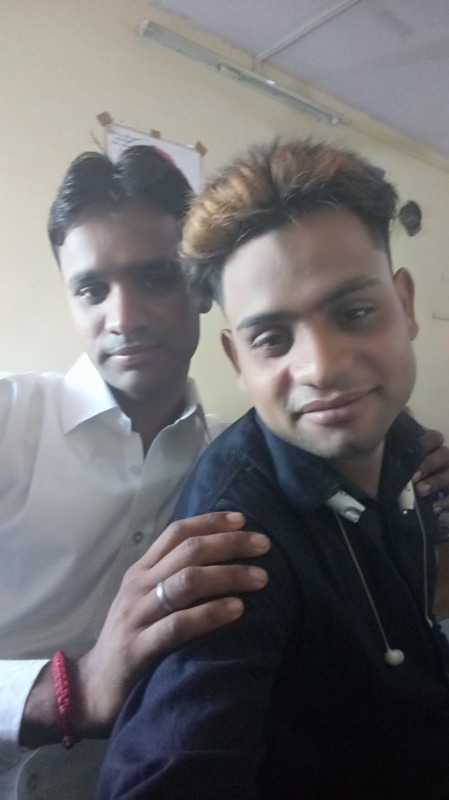 Shyam Bhawan Yadav With His Friend