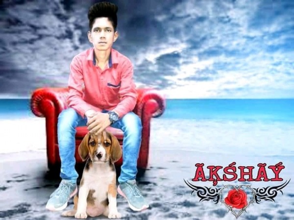 Akshay Kashyap With Dog