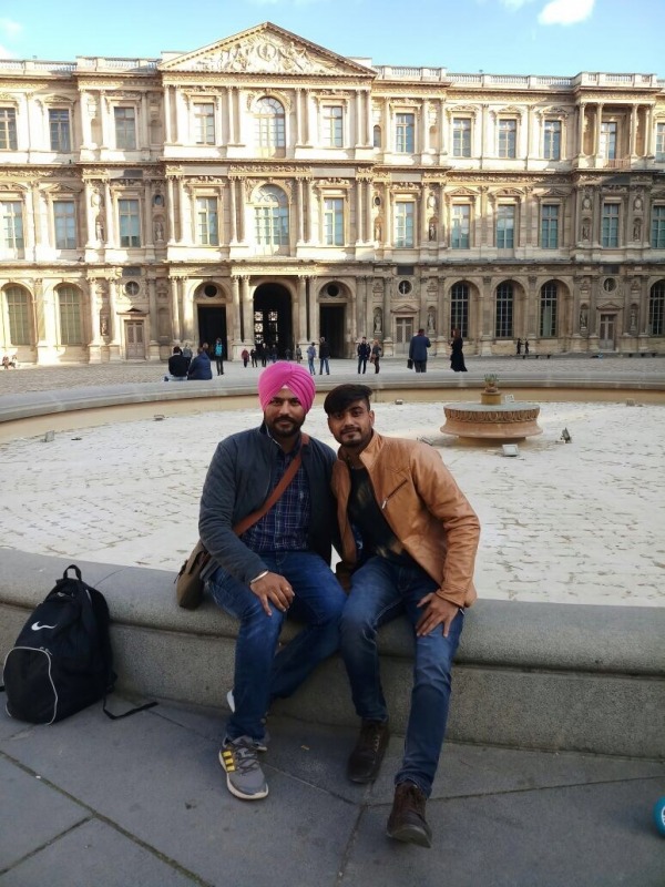 Jaspreet Singh Mankoo With His Friend