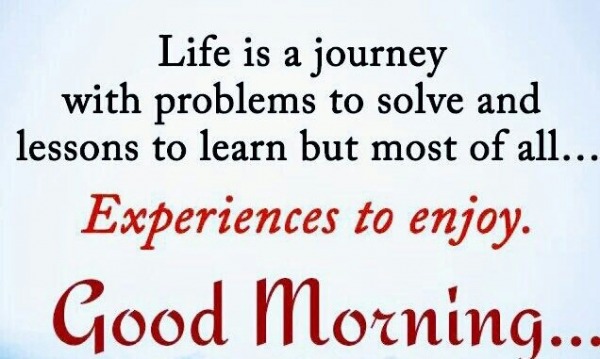 Life Is A Journey With Problems