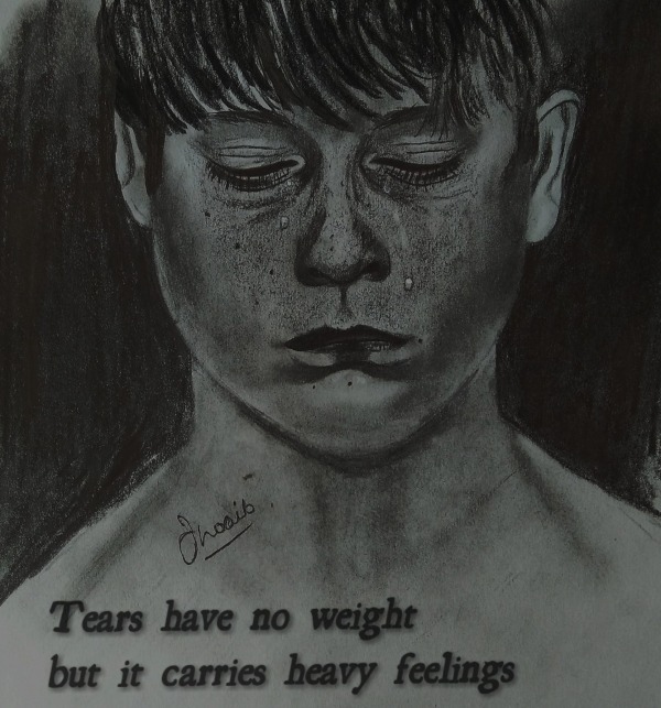 Tears Have No Weight But It Carries Heavy Feelings