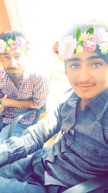 Danish Khan With His Friend Photo