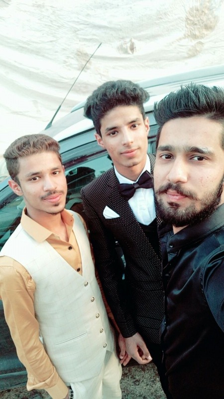 Danish Khan With His Friends