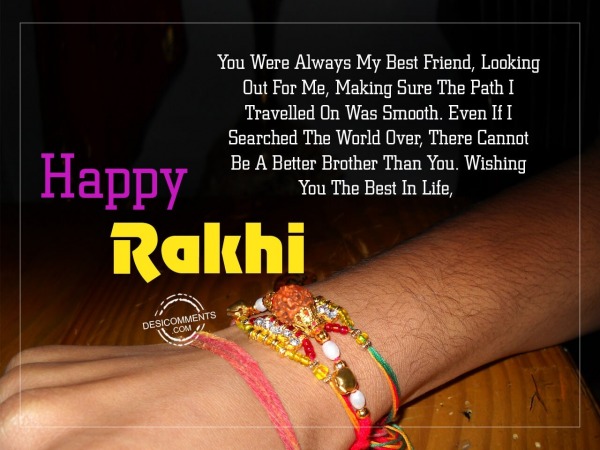 You Were Always My Best Friend, Happy Rakhi