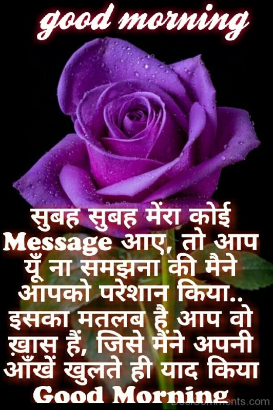 Good morning