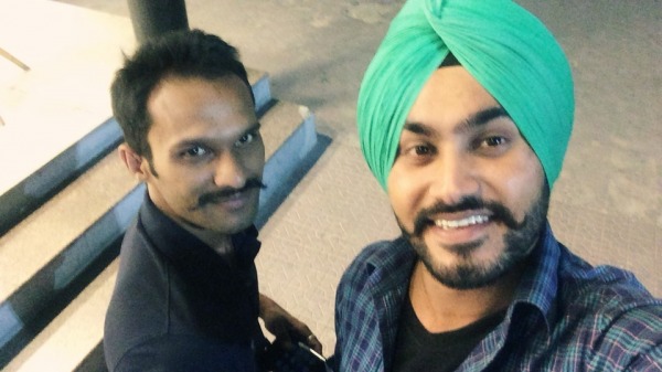 Karan Sidhu And His Friend