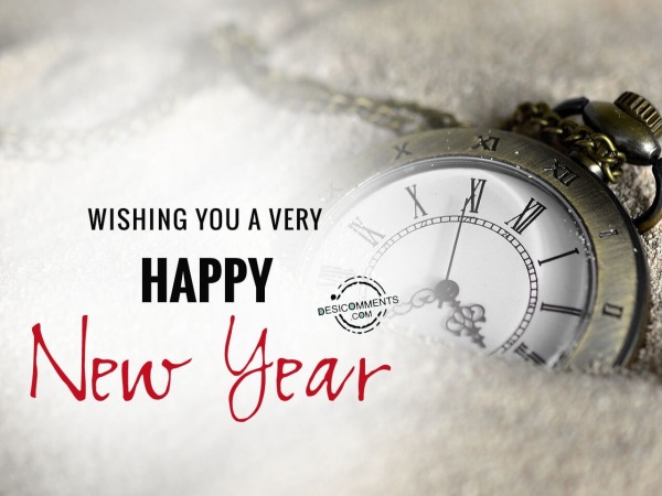 Wishing you a very Happy New Year