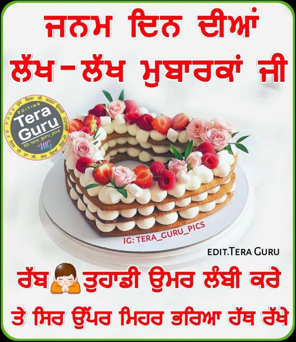 Birthday Wishes In Punjabi Pictures Images Graphics