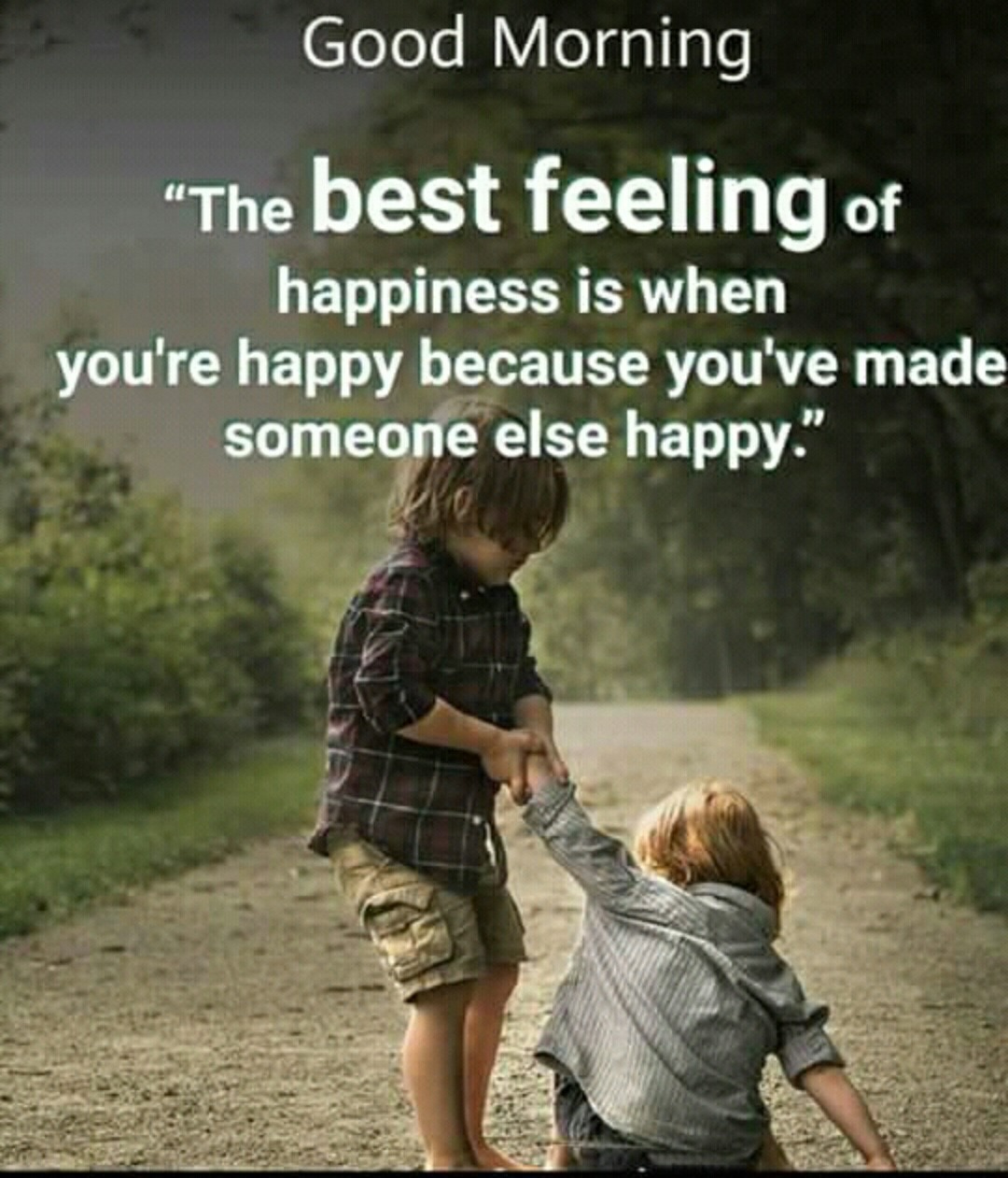 Feeling of happiness