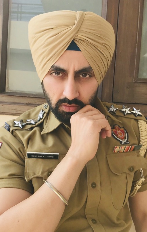 Sardar Actor Simarjeet Singh Nagra as Police Uniform