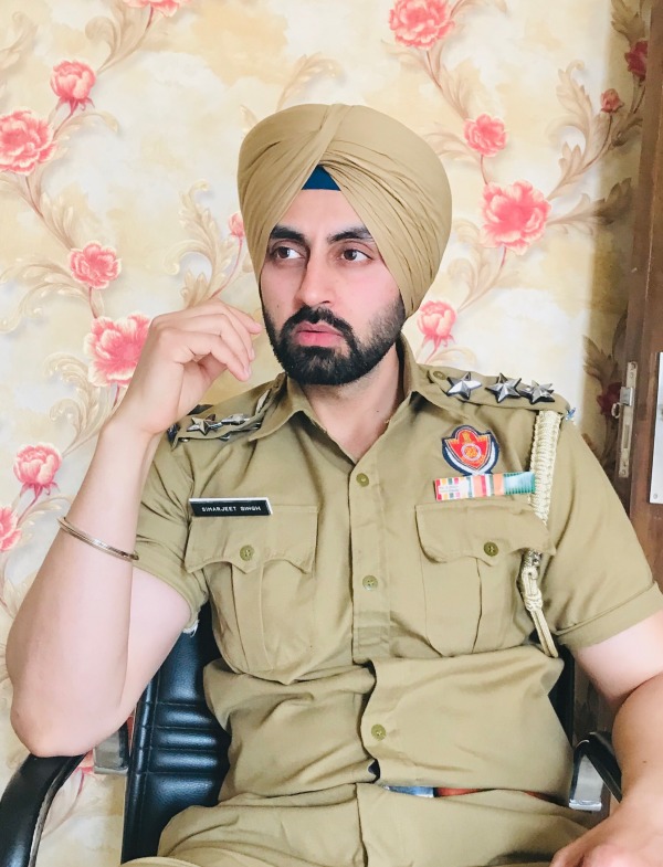 Actor Simarjeet Singh Nagra In Uniform