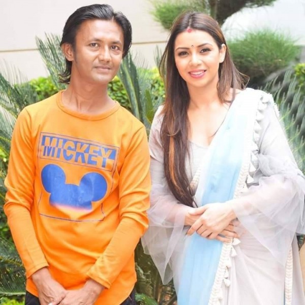 Javed Shah Khajrana With Actress Sehrish Ali