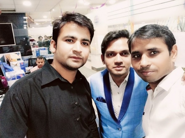 Nitin Sharma With Friends