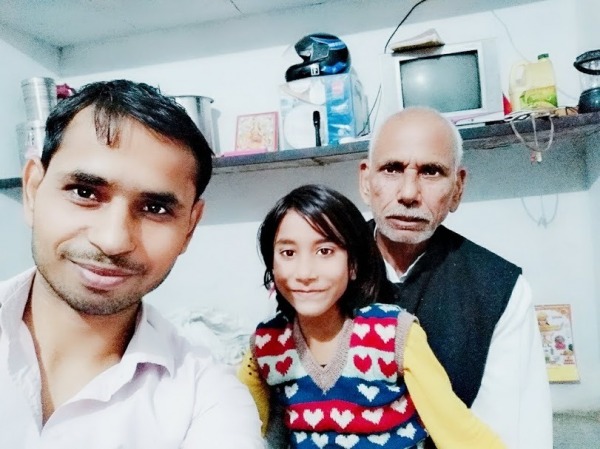 Nitin Sharma With Family