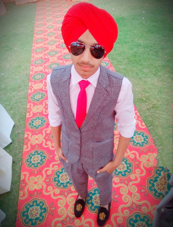 Jashan Rai Tied Red Turban