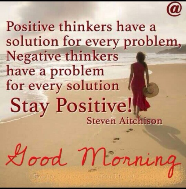 Positive Thinkers Have A Solution