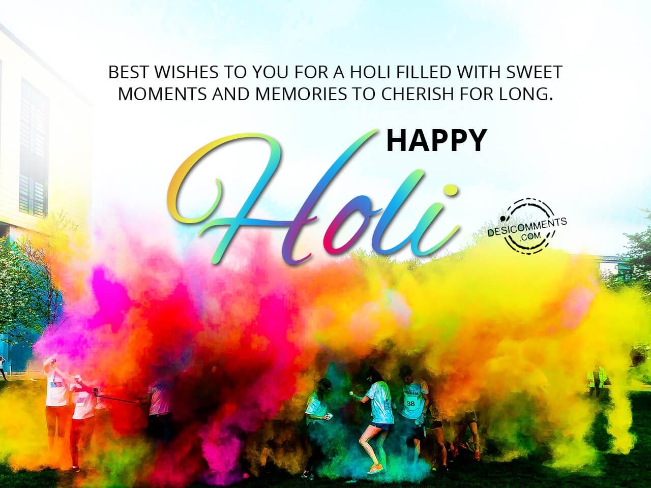 Best wishes to you, Happy Holi - DesiComments.com
